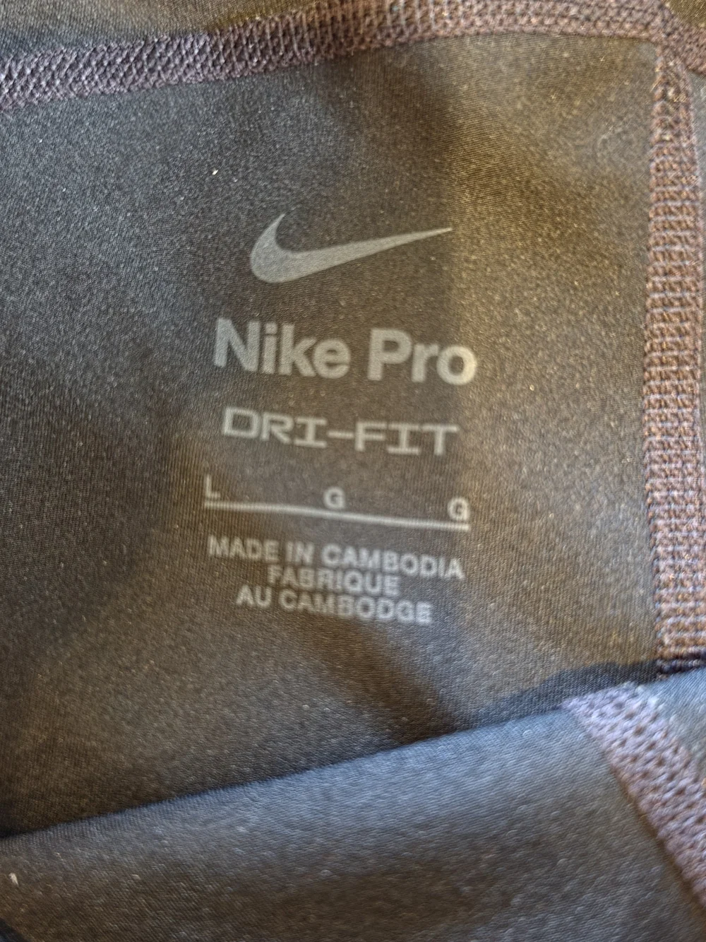 Nike Black Pro Dri-FIT Women's Training Shorts Large